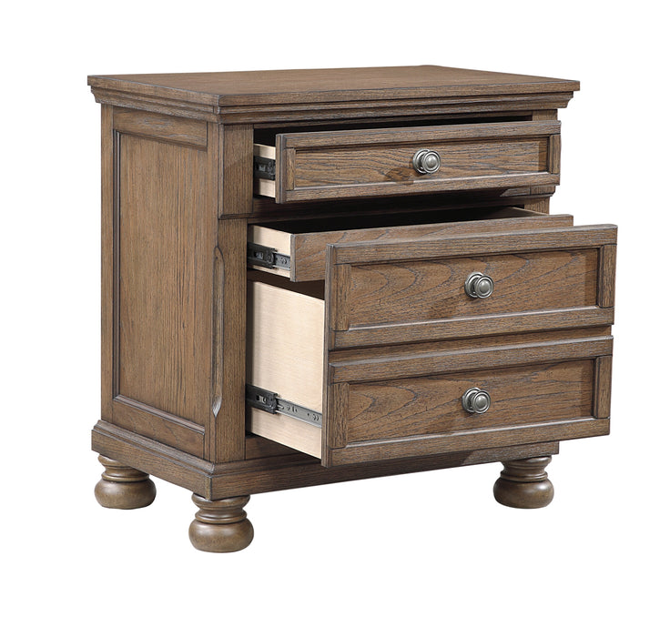 Homelegance - Bethel 5 Piece Queen Bedroom Set in Wire Brushed Antique Brown - 2259BR-1*9 - GreatFurnitureDeal