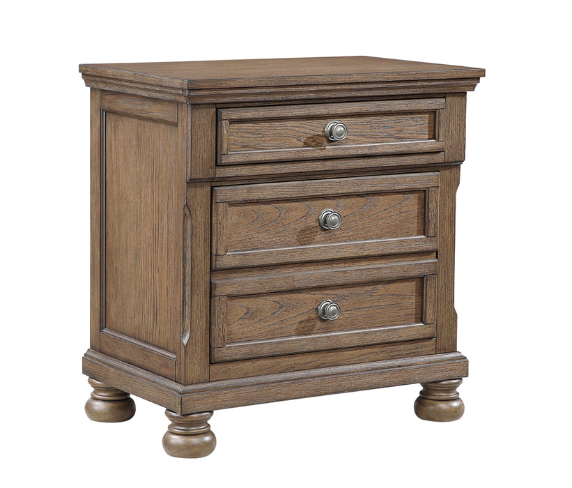 Homelegance - Bethel 4 Piece Queen Bedroom Set in Wire Brushed Antique Brown - 2259BR-1*4 - GreatFurnitureDeal