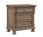Homelegance - Bethel 3 Piece California King Bedroom Set in Wire Brushed Antique Brown - 2259KBR-1CK*3 - GreatFurnitureDeal