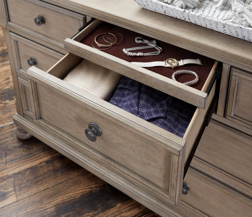 Homelegance - Bethel Dresser in Wire Brushed Gray - 2259GY-5 - GreatFurnitureDeal