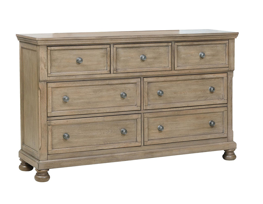 Homelegance - Bethel 5 Piece King Bedroom Set in Wire Brushed Gray - 2259KGY-1EK*9 - GreatFurnitureDeal
