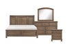 Homelegance - Bethel 4 Piece King Bedroom Set in Wire Brushed Antique Brown - 2259KBR-1EK*4 - GreatFurnitureDeal