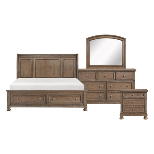 Homelegance - Bethel 4 Piece Queen Bedroom Set in Antique Brown - 2259BR-1*4 - GreatFurnitureDeal