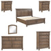 Homelegance - Bethel 6 Piece King Bedroom Set in Antique Brown - 2259KBR-1EK-6SET - GreatFurnitureDeal
