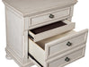 Homelegance - Bethel 3 Piece King Bedroom Set in Wire Brushed White - 2259W-1EK*3 - GreatFurnitureDeal