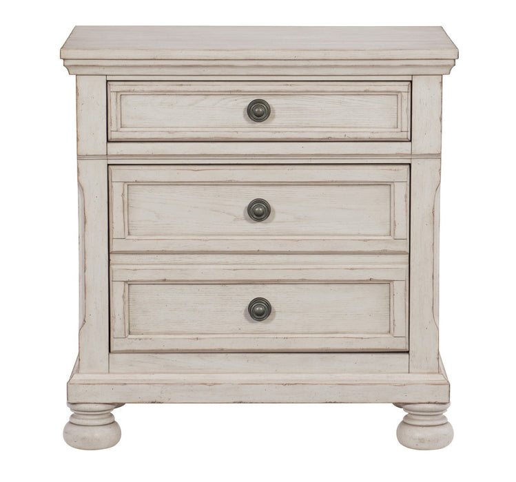 Homelegance - Bethel 3 Piece King Platform Bedroom Set in Wire-Brushed White - 2259KW-1EK-3SET - GreatFurnitureDeal