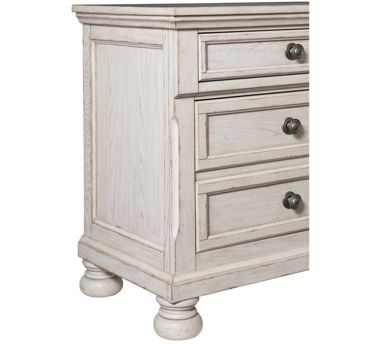 Homelegance - Bethel 3 Piece King Platform Bedroom Set in Wire-Brushed White - 2259KW-1EK-3SET - GreatFurnitureDeal