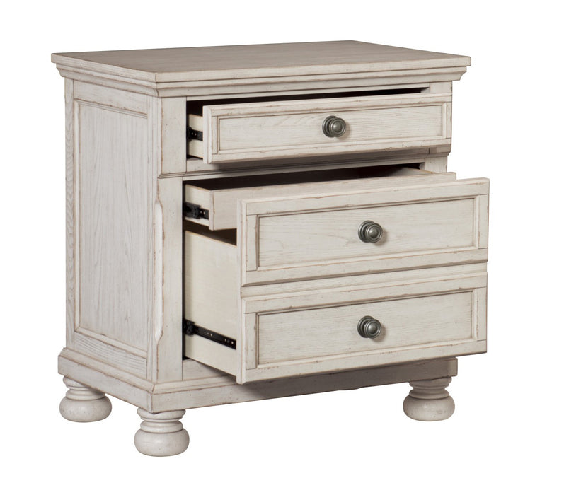 Homelegance - Bethel 3 Piece King Platform Bedroom Set in Wire-Brushed White - 2259KW-1EK-3SET - GreatFurnitureDeal