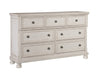 Homelegance - Bethel 4 Piece California King Bedroom Set in Wire Brushed White - 2259W-1CK*4 - GreatFurnitureDeal