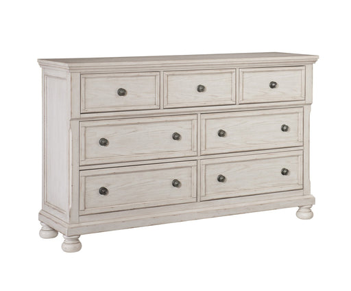 Homelegance - Bethel 7 Drawer Dresser in Wire-Brushed White - 2259W-5 - GreatFurnitureDeal