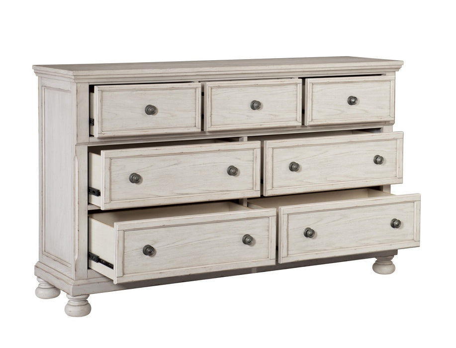 Homelegance - Bethel 5 Piece King Bedroom Set in Wire Brushed White - 2259W-1EK*9 - GreatFurnitureDeal