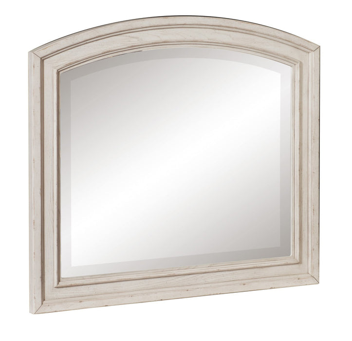 Homelegance - Bethel 7 Drawer Dresser and Mirror Set in Wire-Brushed White - 2259W-5-6 - GreatFurnitureDeal