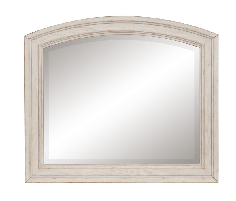 Homelegance - Bethel 7 Drawer Dresser and Mirror Set in Wire-Brushed White - 2259W-5-6 - GreatFurnitureDeal