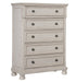 Homelegance - Bethel 5 Drawer Chest in Wire-Brushed White - 2259W-9 - GreatFurnitureDeal