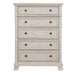 Homelegance - Bethel 5 Piece California King Bedroom Set in Wire Brushed White - 2259W-1CK*9 - GreatFurnitureDeal