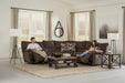 Catnapper - Elliott 2 Piece Reclining Lay Flat Sectional in Chocolate - 2256-2257-CHOCOLATE - GreatFurnitureDeal