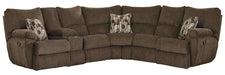 Catnapper - Elliott 2 Piece Power Reclining Lay Flat Sectional in Chocolate - 62256-62257-CHOCOLATE - GreatFurnitureDeal