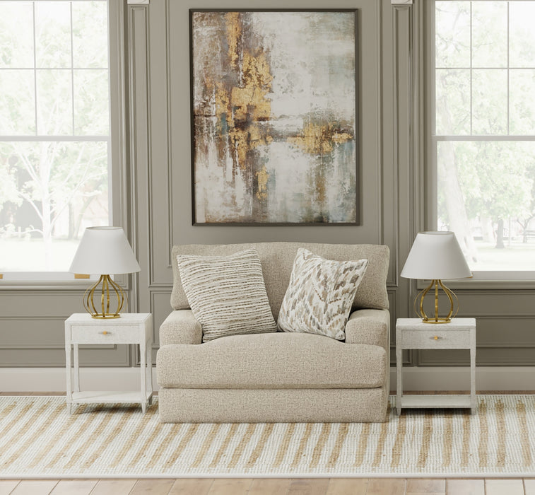 Jackson Furniture - Brett Chair 1/2 with Ottoman in Honey - 226501-226510-HONEY - GreatFurnitureDeal