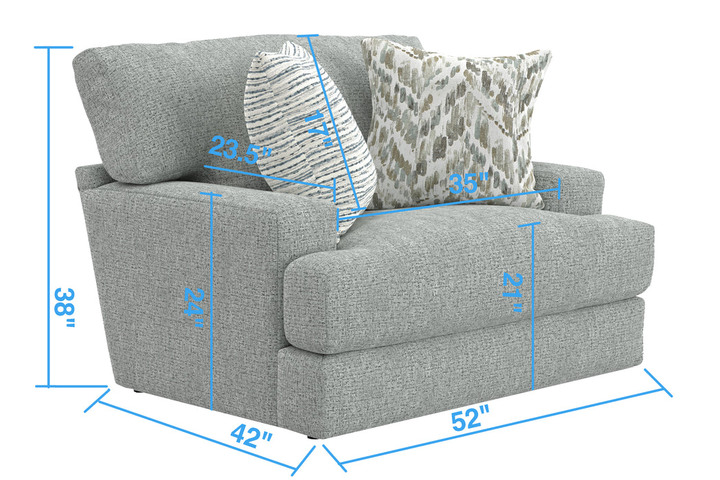 Jackson Furniture - Brett 3 Piece Living Room Set in Lotus - 226503-02-01-LOTUS - GreatFurnitureDeal