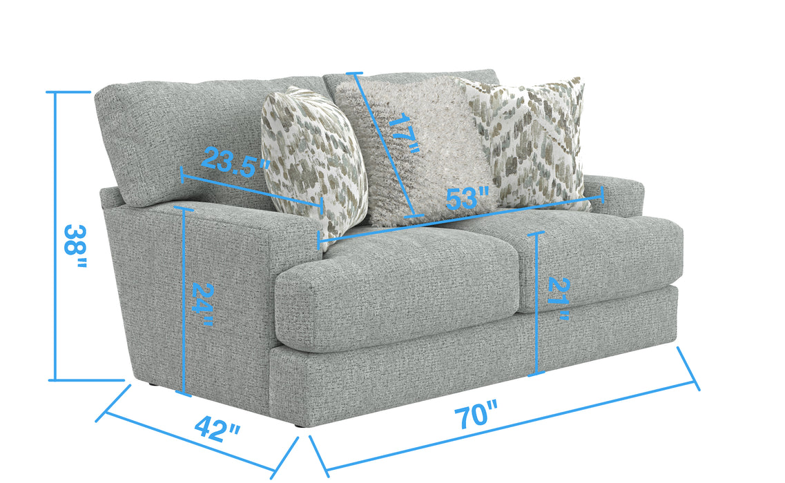 Jackson Furniture - Brett Loveseat in Lotus - 226502-LOTUS - GreatFurnitureDeal