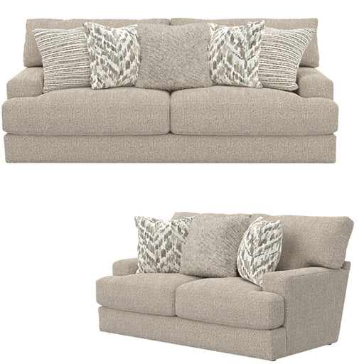 Jackson Furniture - Brett 2 Piece Living Room Set in Honey - 226503-02-HONEY - GreatFurnitureDeal