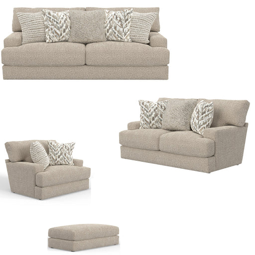 Jackson Furniture - Brett 4 Piece Living Room Set in Honey - 226503-02-01-10-HONEY - GreatFurnitureDeal