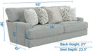 Jackson Furniture - Brett Sofa in Lotus - 22650-LOTUS - GreatFurnitureDeal