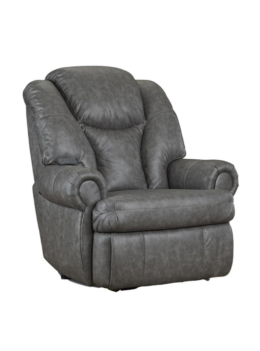 Motion Ease - Knox King Comfort Power Recliner in Charcoal - 227-95-14 - GreatFurnitureDeal