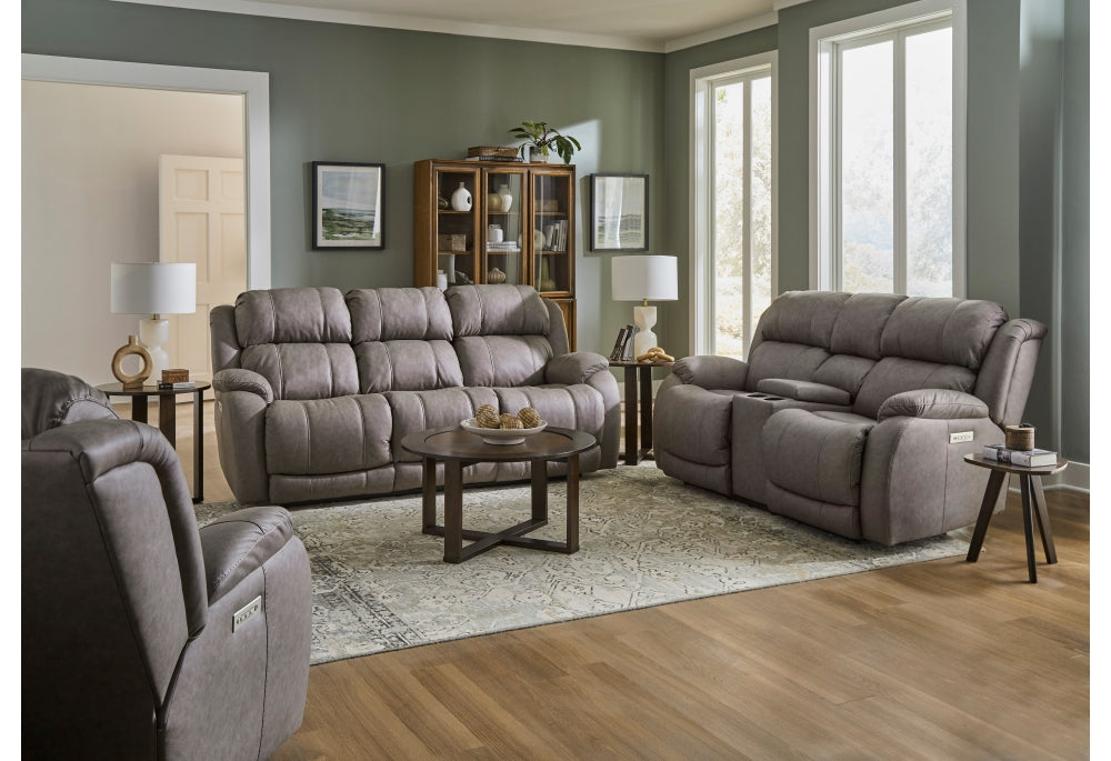 Motion Ease - Charleston Triple Power Loveseat with Zero Gravity Mechanism in Grey - 228-26-17 - GreatFurnitureDeal