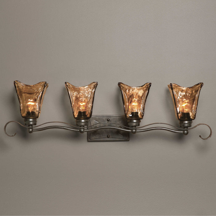 Uttermost - Vetraio 4 Light Bronze Vanity Strip - 22845 - GreatFurnitureDeal