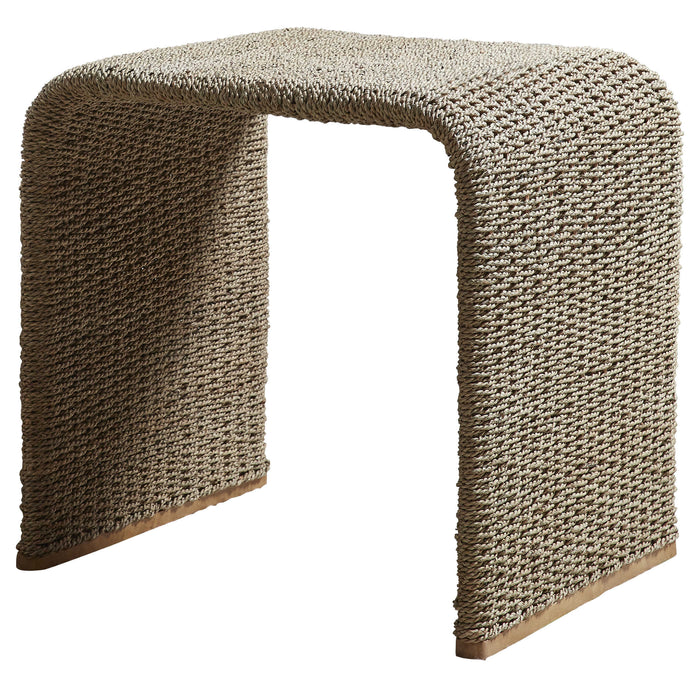 Uttermost - Calabria Woven Seagrass End Table - 22878 - GreatFurnitureDeal