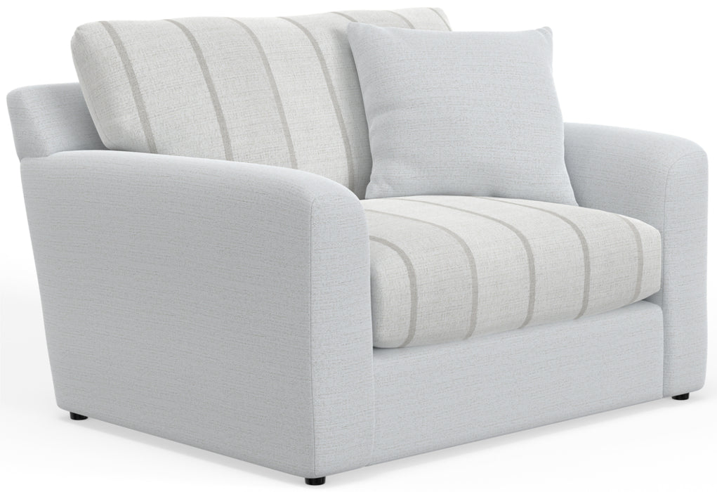 Jackson Furniture - Lindsey 3 Piece Living Room Set in Snow - 2288-03-02-01-SNOW-MTO - GreatFurnitureDeal