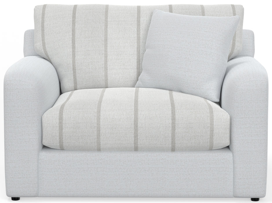 Jackson Furniture - Lindsey Chair 1/2 in Snow - 2288-01-SNOW-MTO - GreatFurnitureDeal