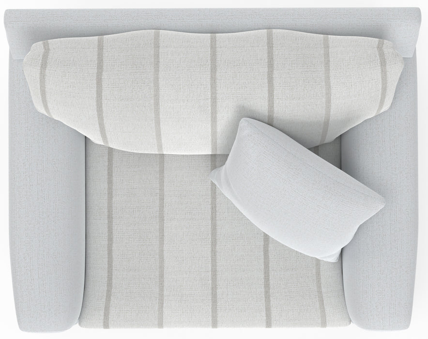 Jackson Furniture - Lindsey Chair 1/2 in Snow - 2288-01-SNOW-MTO - GreatFurnitureDeal