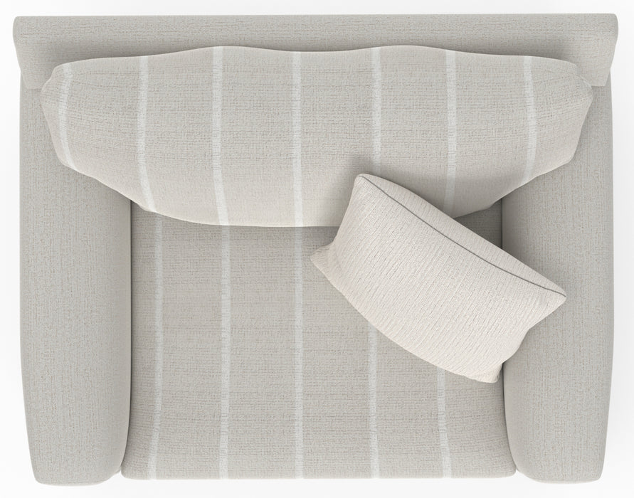 Jackson Furniture - Lindsey Chair 1/2 in Cotton - 2288-01-COTTON-MTO - GreatFurnitureDeal