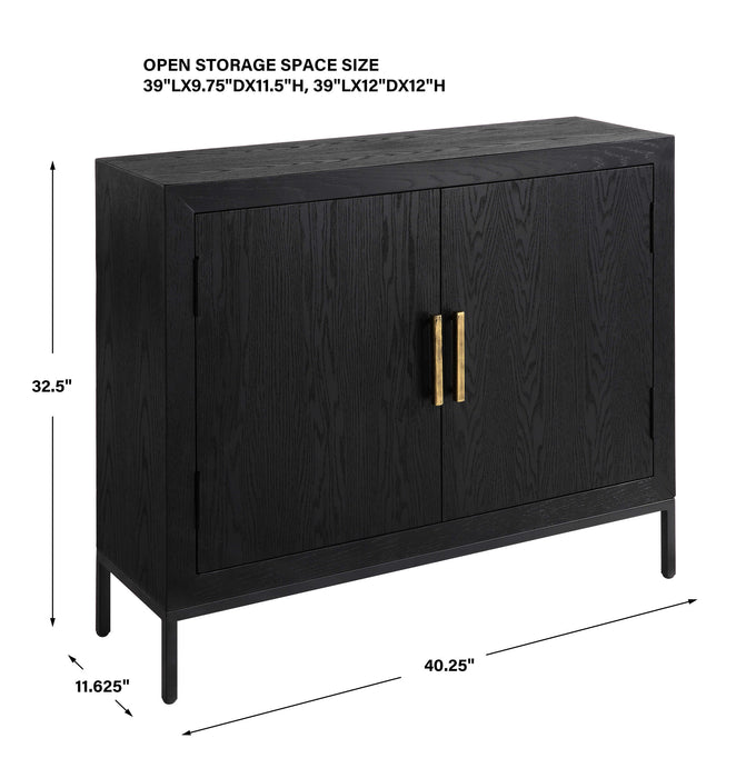 Uttermost - Front Range Dark Oak 2 Door Cabinet - 22891 - GreatFurnitureDeal