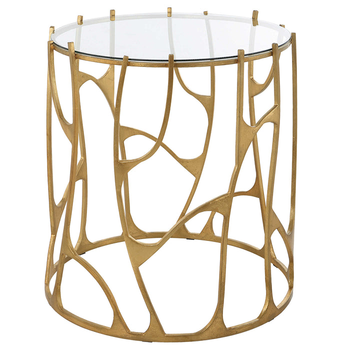 Uttermost - Ritual Round Gold Side Table - 22894 - GreatFurnitureDeal