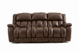 Motion Ease - Global Triple Power Sofa with Zero Gravity Mechanism in Mocha - 229-36-21 - GreatFurnitureDeal