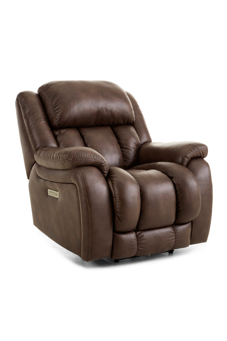 Motion Ease - Global Triple Power Recliner with Zero Gravity Mechanism in Mocha - 229-96-21 - GreatFurnitureDeal