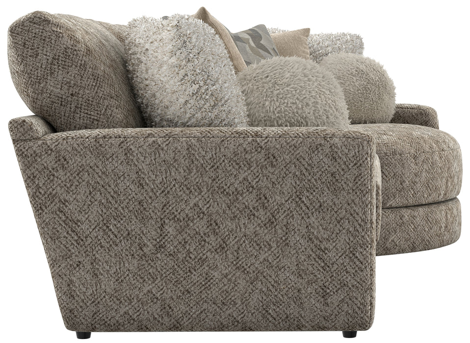 Jackson Furniture - Turner 3 Piece Sectional Sofa in Mushroom - 3145-63-96-28-MUS - GreatFurnitureDeal
