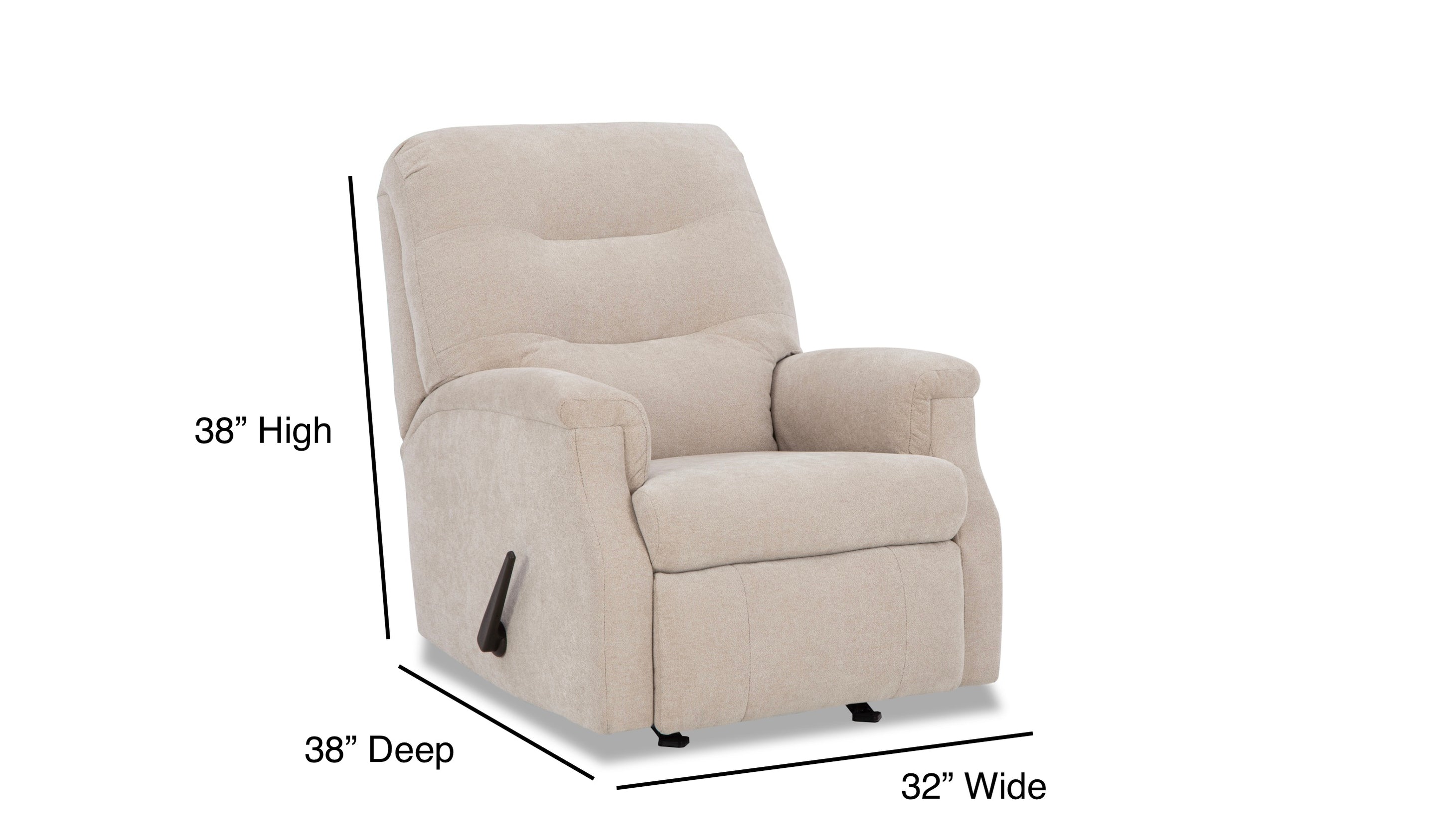 Motion Ease - Barbara Jean Small Scale Rocker Recliner in Tan - 230-91 ...