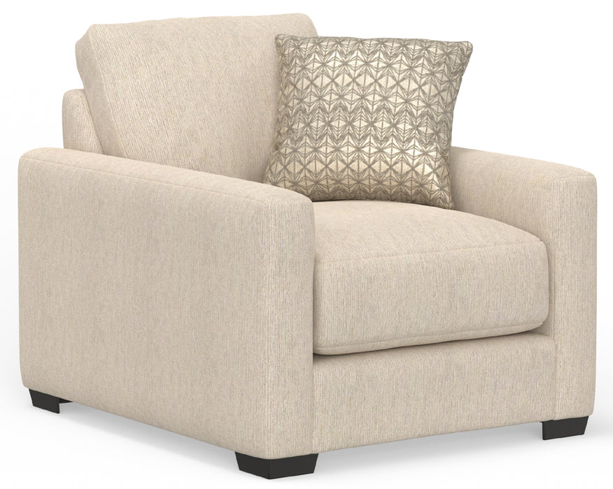 Jackson Furniture - Hyde Park 3 Piece Living Room Set in Porcelain - 2301-03-02-01-PORCELAIN-MTO - GreatFurnitureDeal