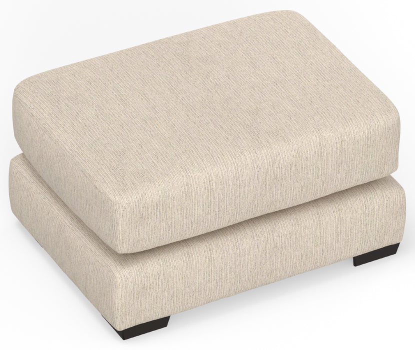 Jackson Furniture - Hyde Park Cocktail Ottoman in Porcelain - 2301-28-PORCELAIN-MTO - GreatFurnitureDeal