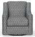 Jackson Furniture - Hyde Park Swivel Chair in Pewter - 230121257458-MTO - GreatFurnitureDeal