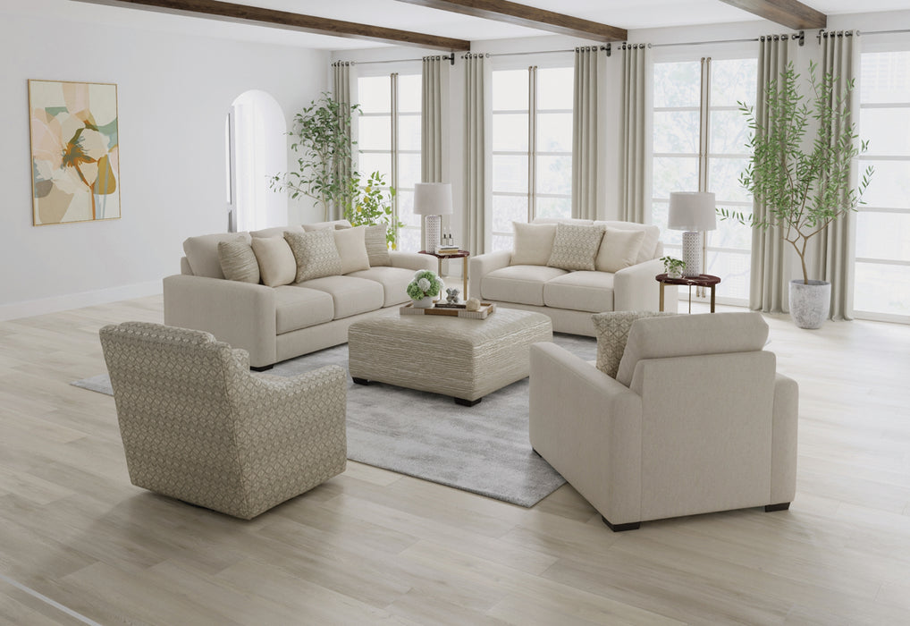 Jackson Furniture - Hyde Park 3 Piece Living Room Set in Porcelain - 2301-03-02-01-PORCELAIN-MTO - GreatFurnitureDeal