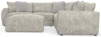 Jackson Furniture - Bucktown 4 Piece Sectional Sofa in Parchment - 2306-63-59-73-28-PARCHMENT-MTO - GreatFurnitureDeal