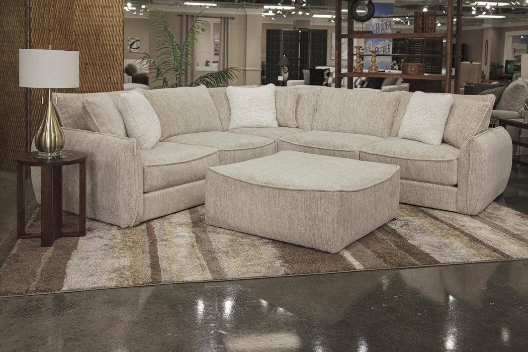 Jackson Furniture - Bucktown 4 Piece Sectional Sofa in Parchment - 2306-63-59-73-28-PARCHMENT - GreatFurnitureDeal