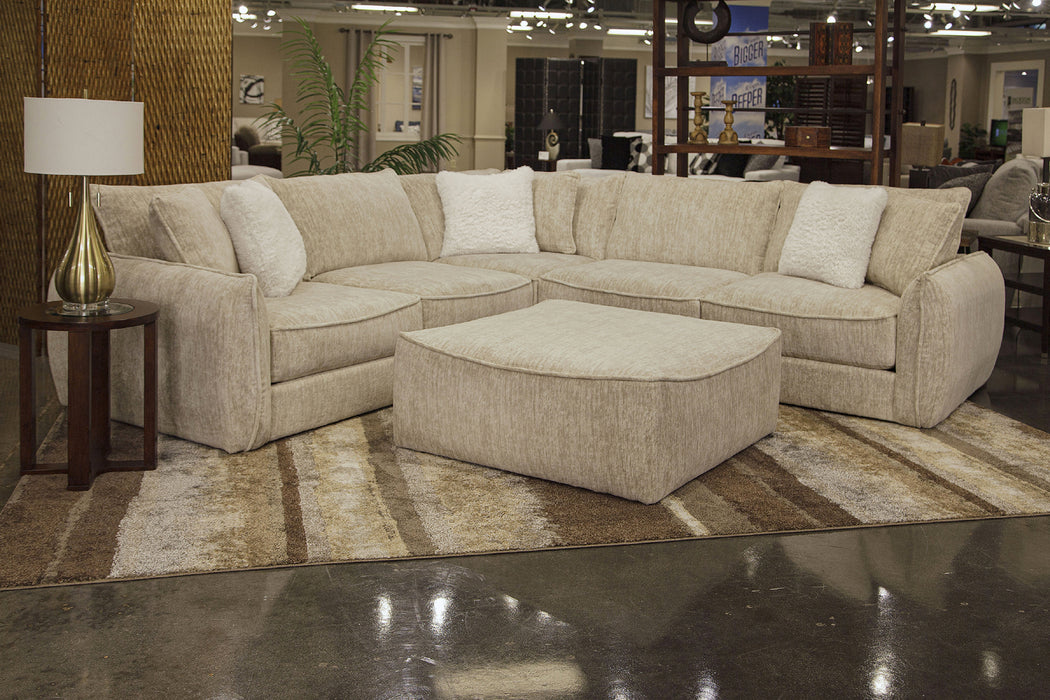 Jackson Furniture - Bucktown 4 Piece Sectional Sofa in Parchment - 2306-63-59-73-28-PARCHMENT - GreatFurnitureDeal