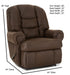 Motion Ease - Lennox Big Man's Recliner in Walnut - 231-94-21 - GreatFurnitureDeal