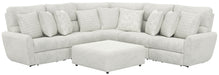 Catnapper - 336 Majesty 3 Piece Power Deep Seat Sectional Sofa in White - 63366-3368-63367-WHITE - GreatFurnitureDeal